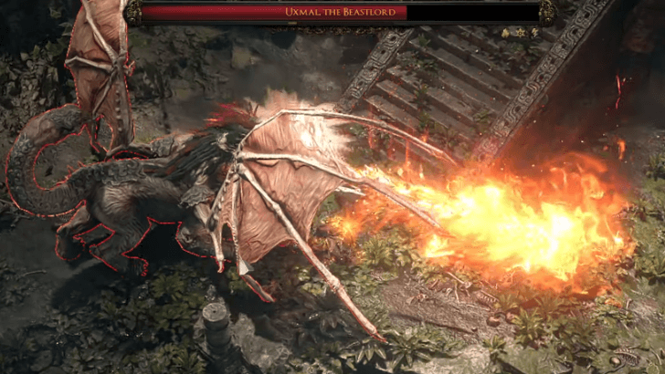 Uxmal, the Beastlord AoE Attack