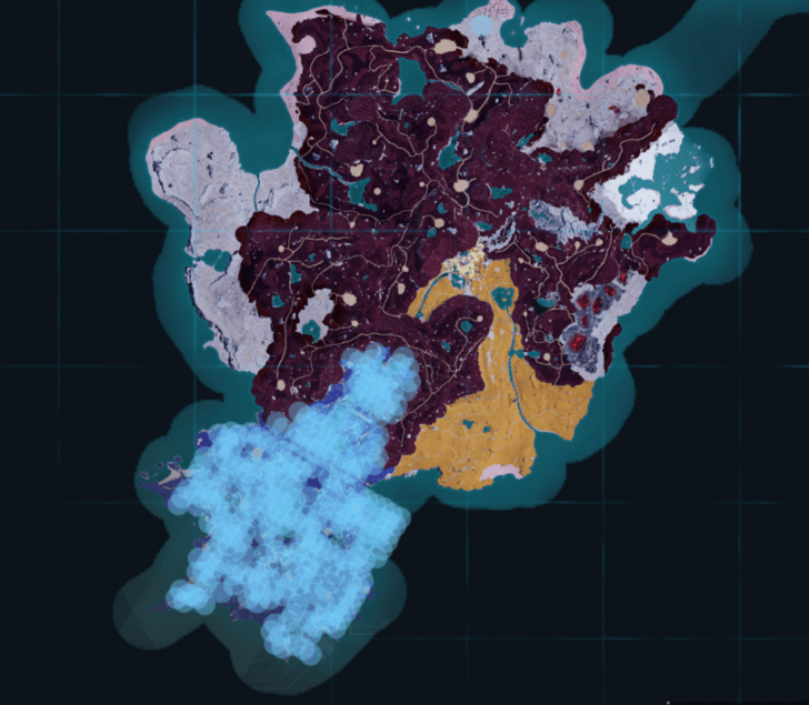 Palworld - Loupmoon Cryst Nighttime Habitat