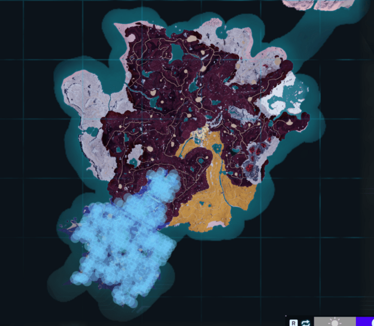 Palworld - Omascul Nighttime Habitat