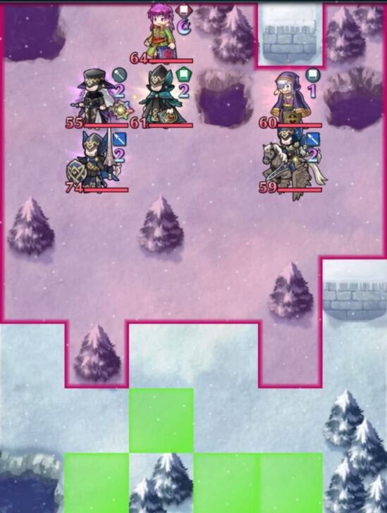 Fire Emblem Heroes - Hugh and Niime Infernal Map