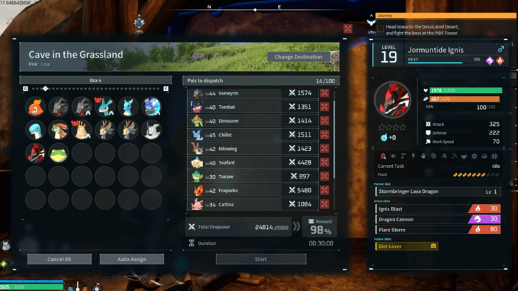 Palworld - Assign Pal to Expedition