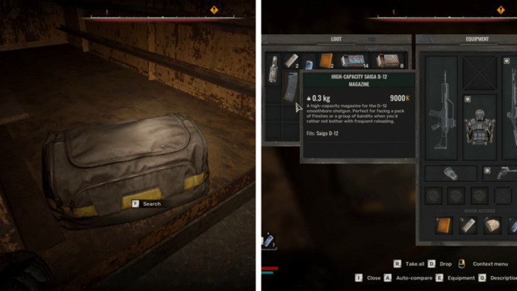 Looting the High-Capacity Saiga D-12 Mag