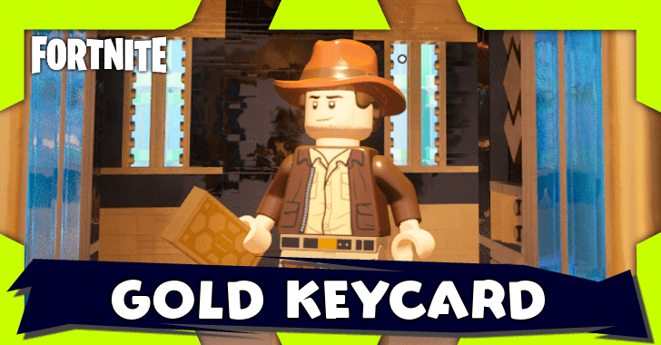 Fortnite - How to Use the Gold Keycard in LEGO Brick Life