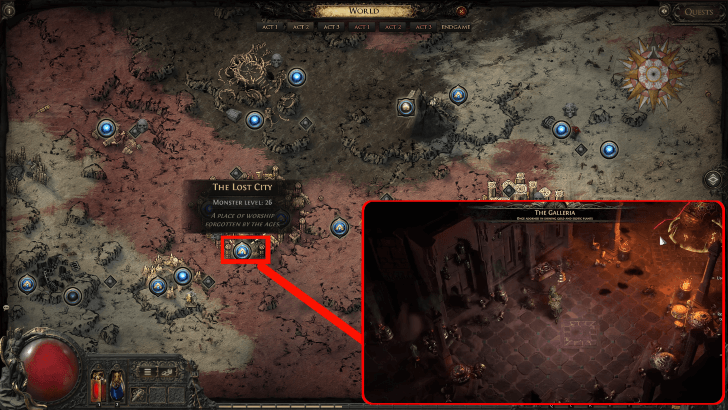 Path of Exile 2 - The Ninth Treasure of Keth Map Location