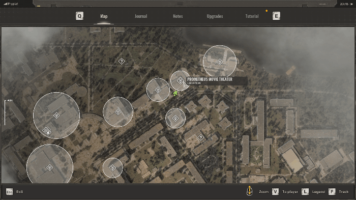 Prometheus Movie Theater Map