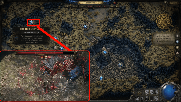 Path of Exile 2 - Chetza, the Feathered Plague Location