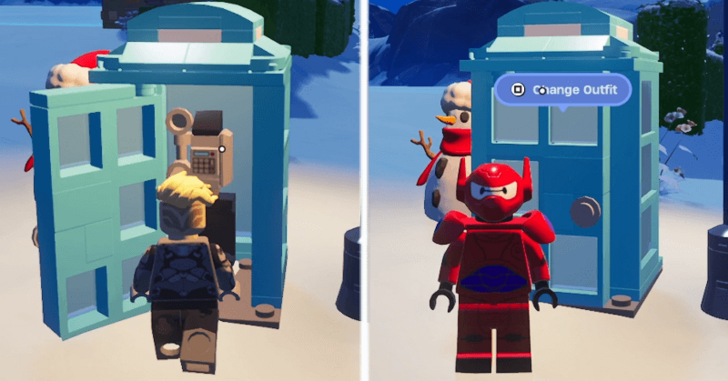 Outfit Booth Brick Life