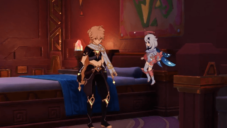 Genshin Impact Subterranean Ruins Walkthrough - Talk to Paimon