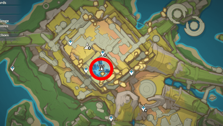 Genshin - Ochkanatlan Map Location