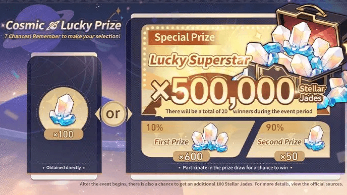HSR - Cosmic Lucky Prize.