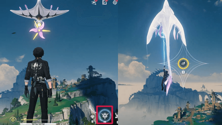 Wuthering Waves - Use Grapple to Hitch a Ride on the Wingray