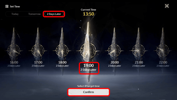 If On a Rainy Night a Family - Wait Until the Scheduled Action Time