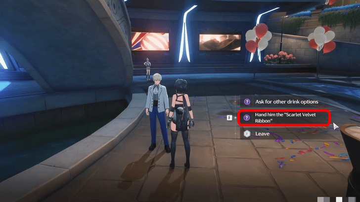 If On a Rainy Night a Family - Hand the Bartender the Scarlet Velvet Ribbon