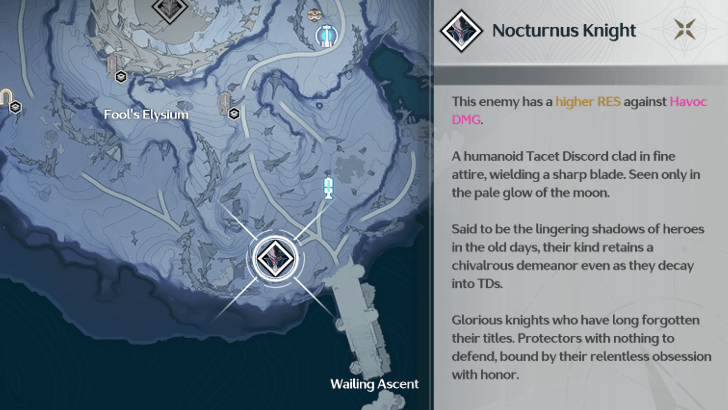 Nocturnus Knight Location
