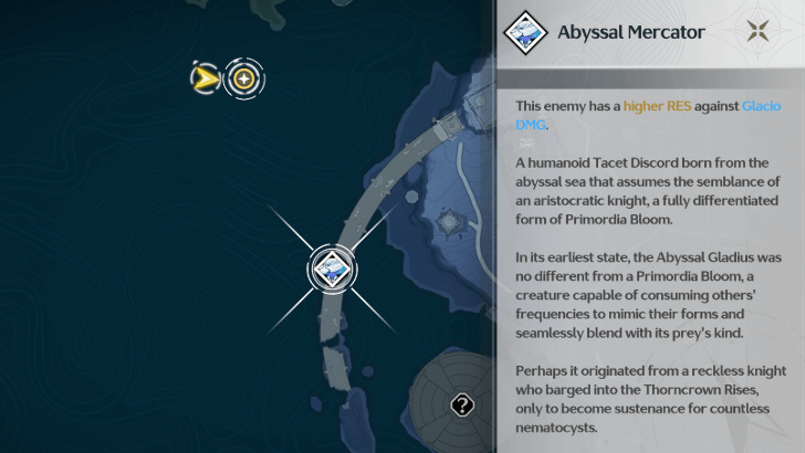 Abyssal Mercator Location