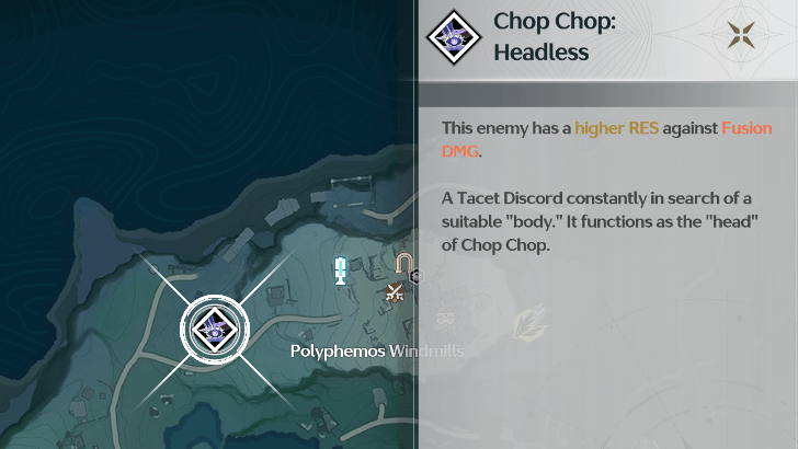 Chop Chop Headless Location