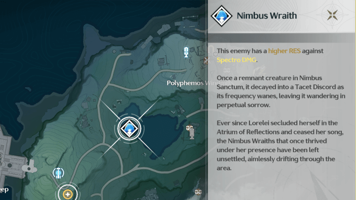 Nimbus Wraith Location