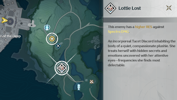 Lottie Lost Location