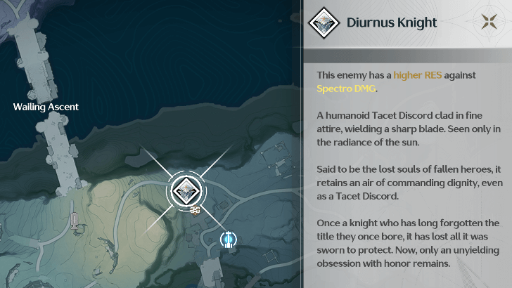 Diurnus Knight Location