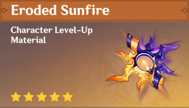 Genshin Impact - How to Get Eroded Sunfire and Effects