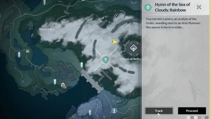 Wuthering Waves Hymn of the Sea Clouds Rainbow Quest Marker