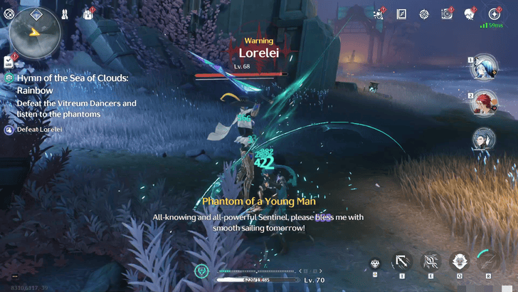 Wuthering Waves Defeat the Enemies at the Atrium of Reflections