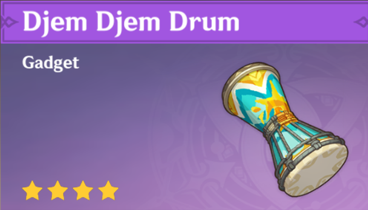 Genshin Impact - How to Get Djem Djem Drum and Effects