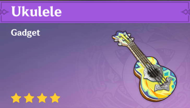 Genshin Impact - How to Get Ukelele and Effects