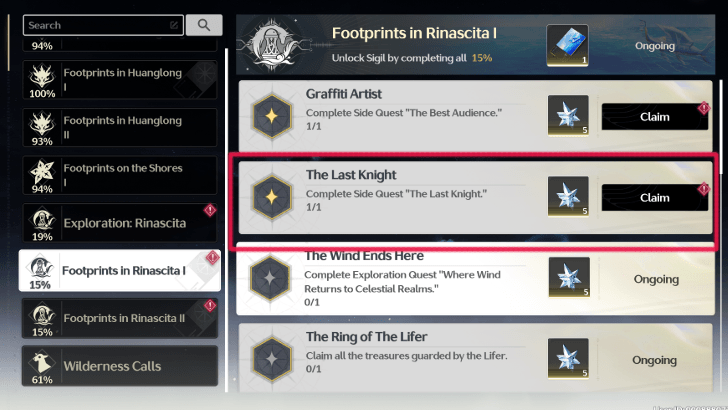 Wuthering Waves - The Last Knight Trophy