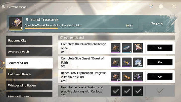 Tales of the Isles Rewards