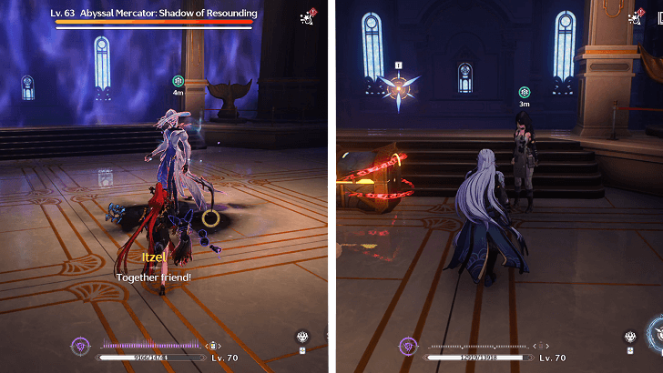 Defeat Abyssal Mercator and Talk to Itzel