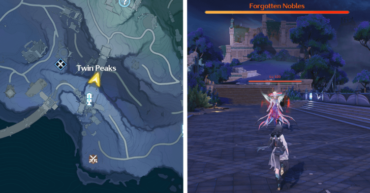 Forgotten Nobles location