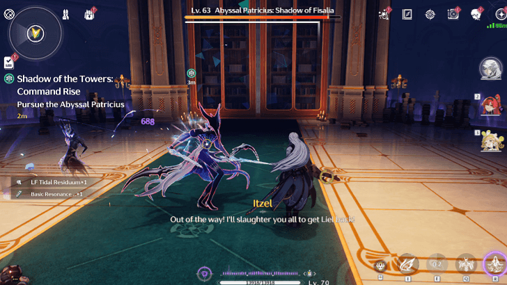 Fight Abyssal Patricius first time