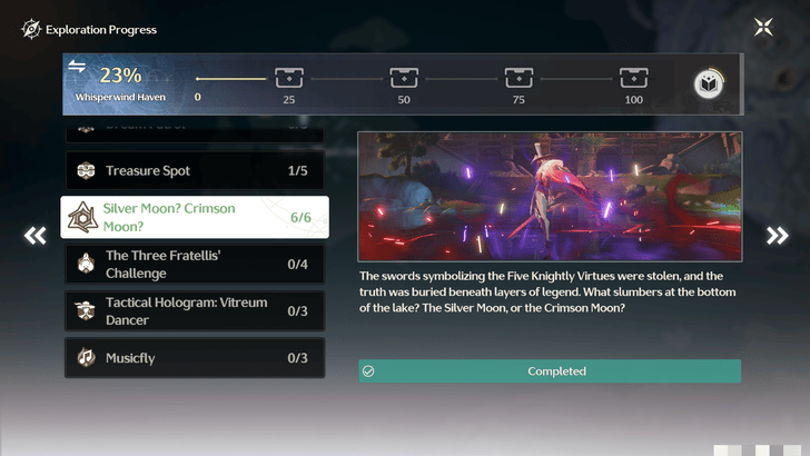 Wuthering Waves Silver Moon Crimson Moon Exploration Progress.png