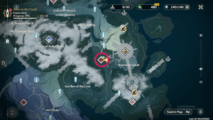 Wuthering Waves - Averardo Vault Dream Patrol Nightmare location