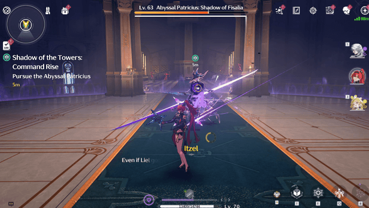 Fight Abyssal Patricius second time