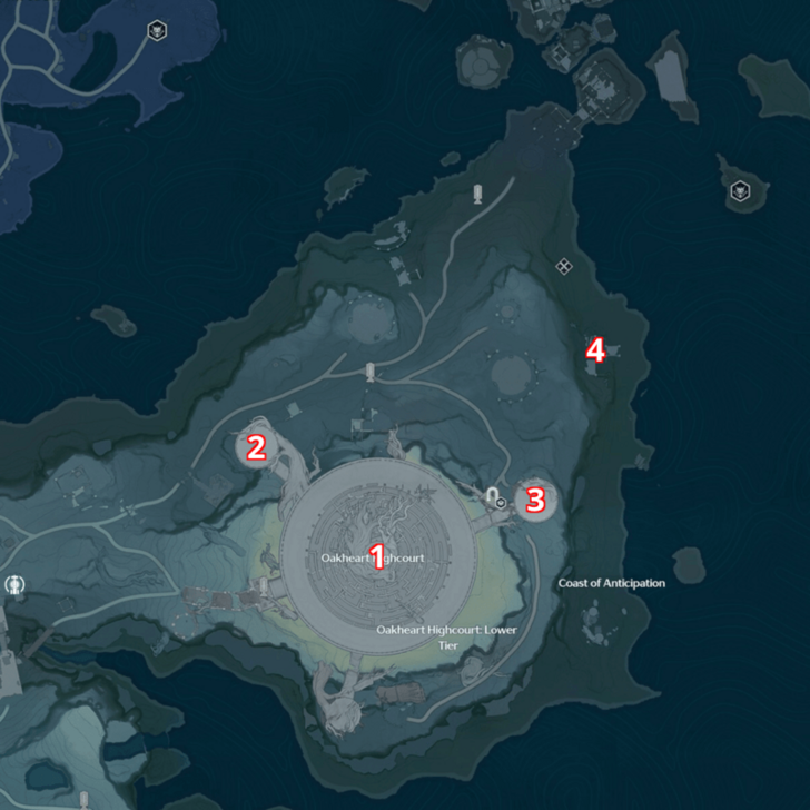 Overflowing Palette Map - Fagaceae Peninsula
