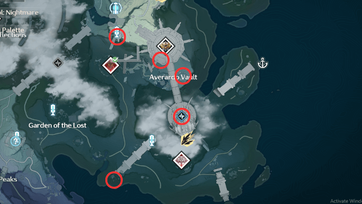 Averardo Vault Treasure Spot location