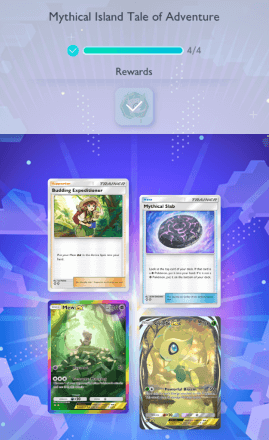Pokemon TCG Pocket - Mythical Island Tale of Adventure