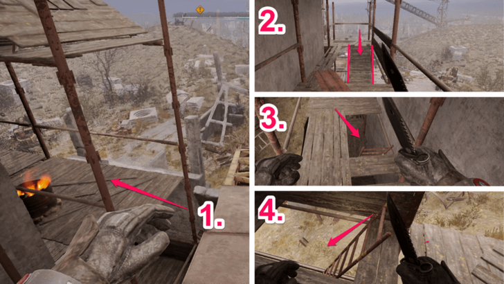 Getting Down From the Crane 4