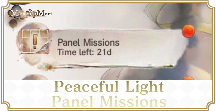 Peaceful Light Panel Mission MementoMori