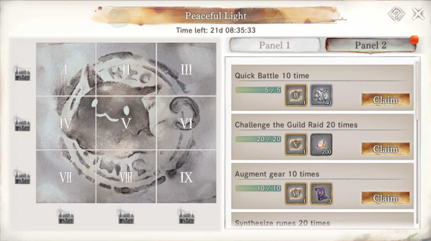 Panel Mission Peaceful Light