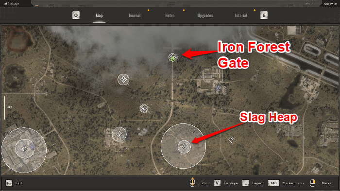 Iron Forest Gate Map