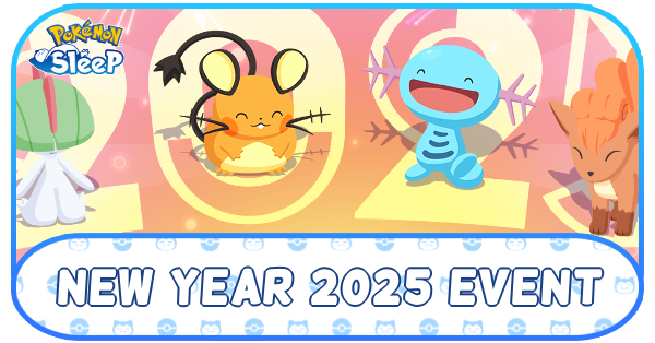 Pokemon Sleep - New Year 2025 Event