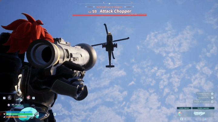 Use the Rocket Launcher or the Guided Missile Launcher