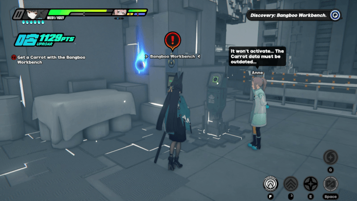 Interact With the Bangboo Workbench