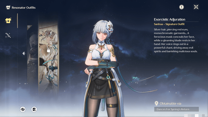 Sanhua Exorcistic Adjuration Skin Preveiew