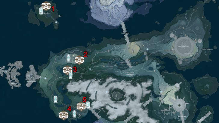 Whisperwind Haven Treasure Spot Locations