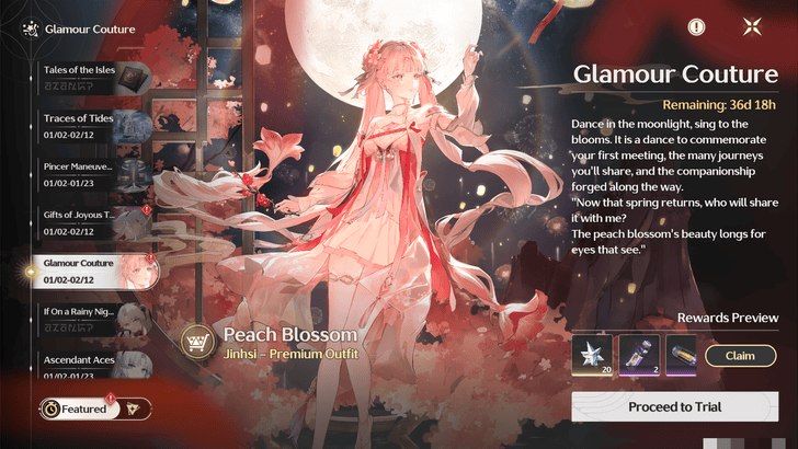 Wuthering Waves Glamour Cotoure Event