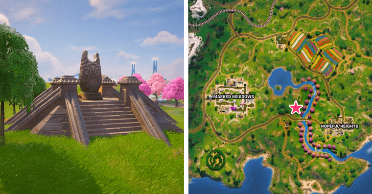 Location Sprite Shrine - Cherry Blossom River